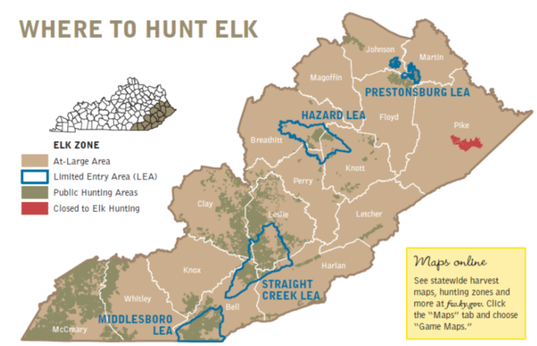 Elk Zone Map